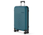 Rollink Flex Vega Spinner 73.6cm Large Collapsible Hardcase Luggage/Suitcase - Blue