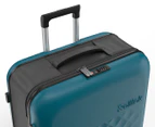 Rollink Flex Vega Spinner 73.6cm Large Collapsible Hardcase Luggage/Suitcase - Blue