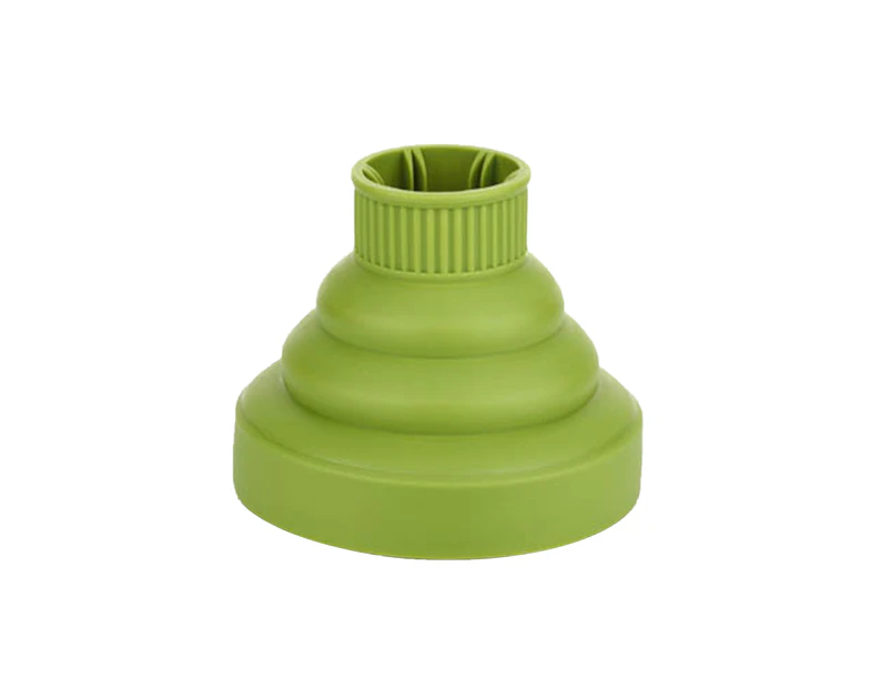 SunnyHouse Soft Silicone Collapsible Hairdryer Diffuser Hairdressing Dryer Blower Supply - Green