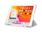 StylePro combo, iPad 10th, 10.9 2022 smart folio case + apple pencil 2 case, purple.