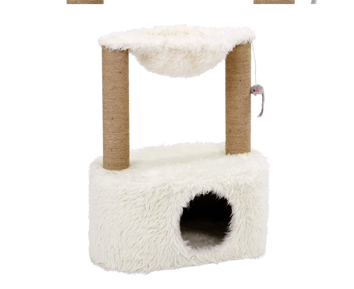 Paws & Claws Catsby 60cm Middle Park Cat/Kitten/Pet Condo Scratching Post - Sand