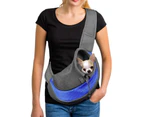 Portable Pet Dogs Cats Puppy Messenger Bag Travel Carrier Shoulder Pouch Breathable Mesh Carry Bag