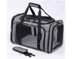 Airline Approved Pet Carriers,Soft Sided Collapsible Pet Travel Carrier for Medium Cats and Puppy