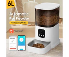 6L Automatic Pet Feeder, WiFi Pet Feeder with APP Control and Programmable Digital Timer for Cats and Dogs