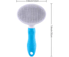 Cat grooming brush Cleaning brush to gently remove loose mat tangles from the bottom Pet massage brush.