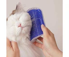 1Pack Cat Grooming Brush, Cat Face Scratcher, Wall Corner Groomers Soft Grooming Brush,13*8*4.5cm