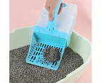 30 Piece Refill Bag Cat Litter Scoop With Extra Cat Litter Bags Gray