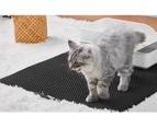 Cat Litter Mat Cat Litter Trapping Mat, Honeycomb Double Layer Design, 40*50cm