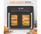 Advwin 26L Air Fryer Oven 2000W Digital Air Oven Double Box Convection Oven Cooker