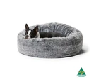 Snooza Cuddler Plush Dog Bed Non-Slip Base Chinchilla XL