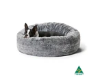 Snooza Cuddler Plush Dog Bed Non-Slip Base Chinchilla Small