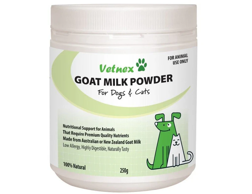 Vetnex Goat Milk Powder Dogs & Cats Supplement 250g