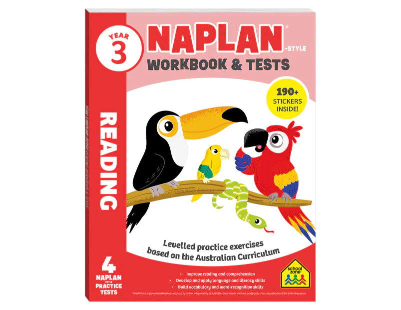 Year 3 NAPLAN-Style Reading Workbook & Tests