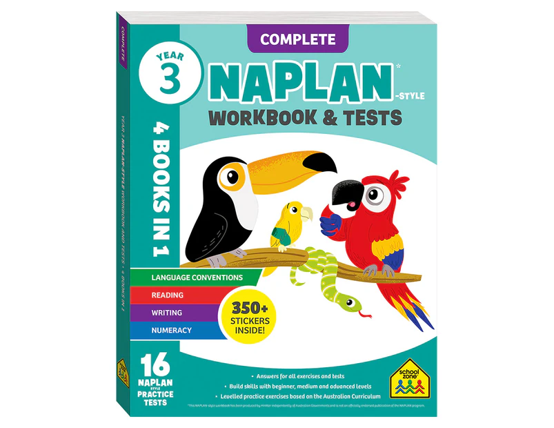 Year 3 NAPLAN-Style Complete Workbook & Tests