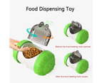 Dog Toy Ball, Dog Treat Ball, Intelligent Toy, IQ Ball Dog Puppy Educational Fun Toys Puzzle Food Ball for Small and Medium Dogs and Cats (Green)