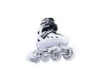 Papaison 2 in 1 LED Inline Roller Skate Combo - White