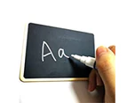 20, Erasable Mini Chalkboards With Erasable Chalk - Can Be Used As Place Cards, Name Tags, Wedding Price Tags, Birthdays Etc.