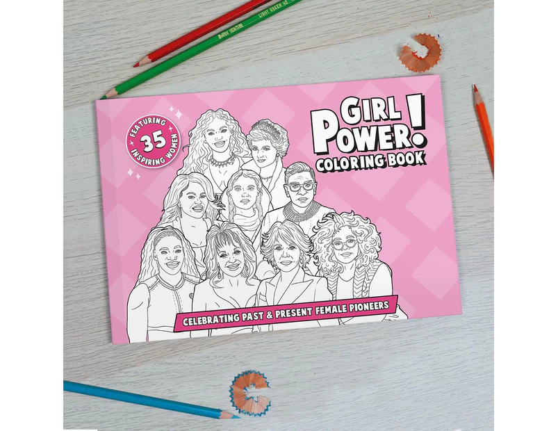 Girl Power Colouring Book