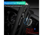 3PC Car Holder Phone Case For Huawei Honor 30 PU Leather Cover Case