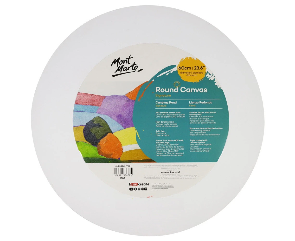 Mont Marte Signature Canvas Round 60cm