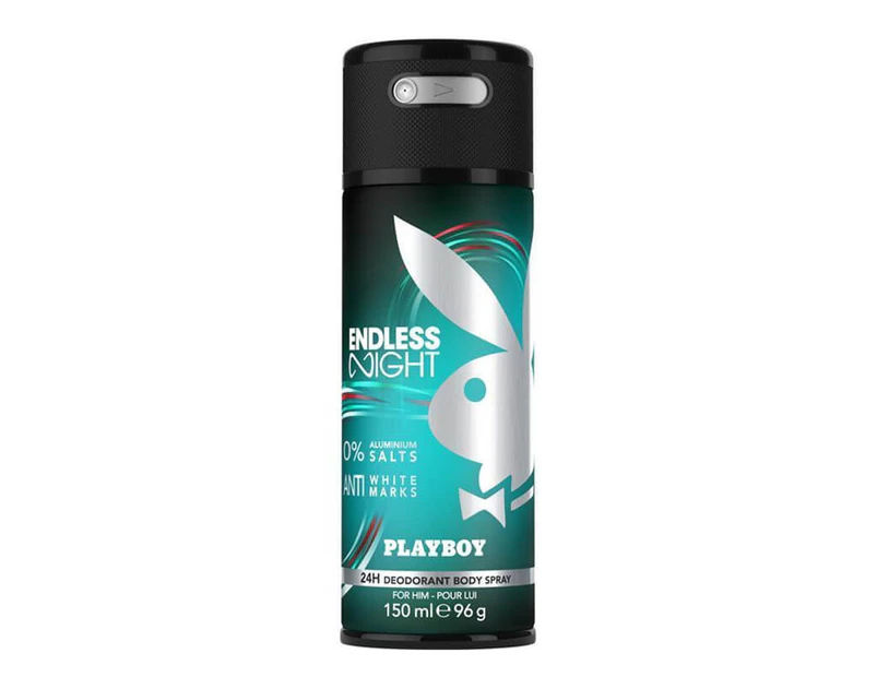 Playboy Endless Night 24H Deodorant Body Spray 150ml (M) SP