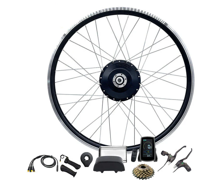 750W 700C 28" 29" Rear Hub 48V Electric Bike Conversion Kit