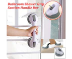 Bathroom Suction Cup Handle Grab Bar Toilet Bath Shower Tub Bathroom Shower Grab Handle Rail Grip for Elderly Safety