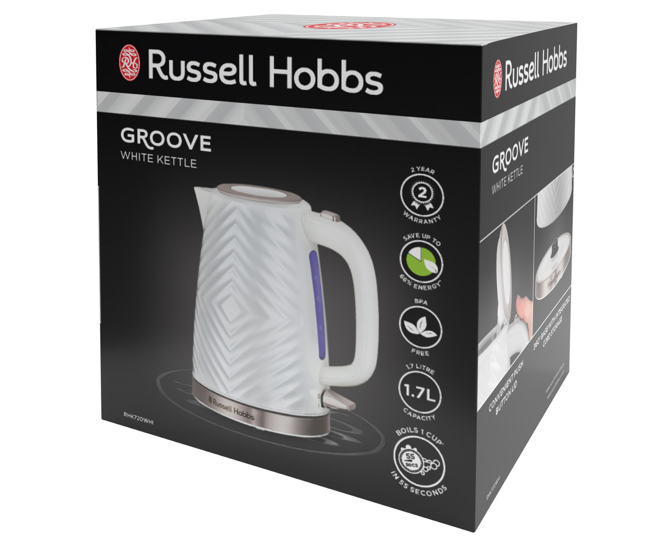 Russell Hobbs Attentiv Kettle, RHK800 - Kettles & Jugs