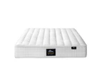 Bedra Mattress Queen Bed Luxury Tight Top Pocket Spring Foam Medium Firm 27cm - White