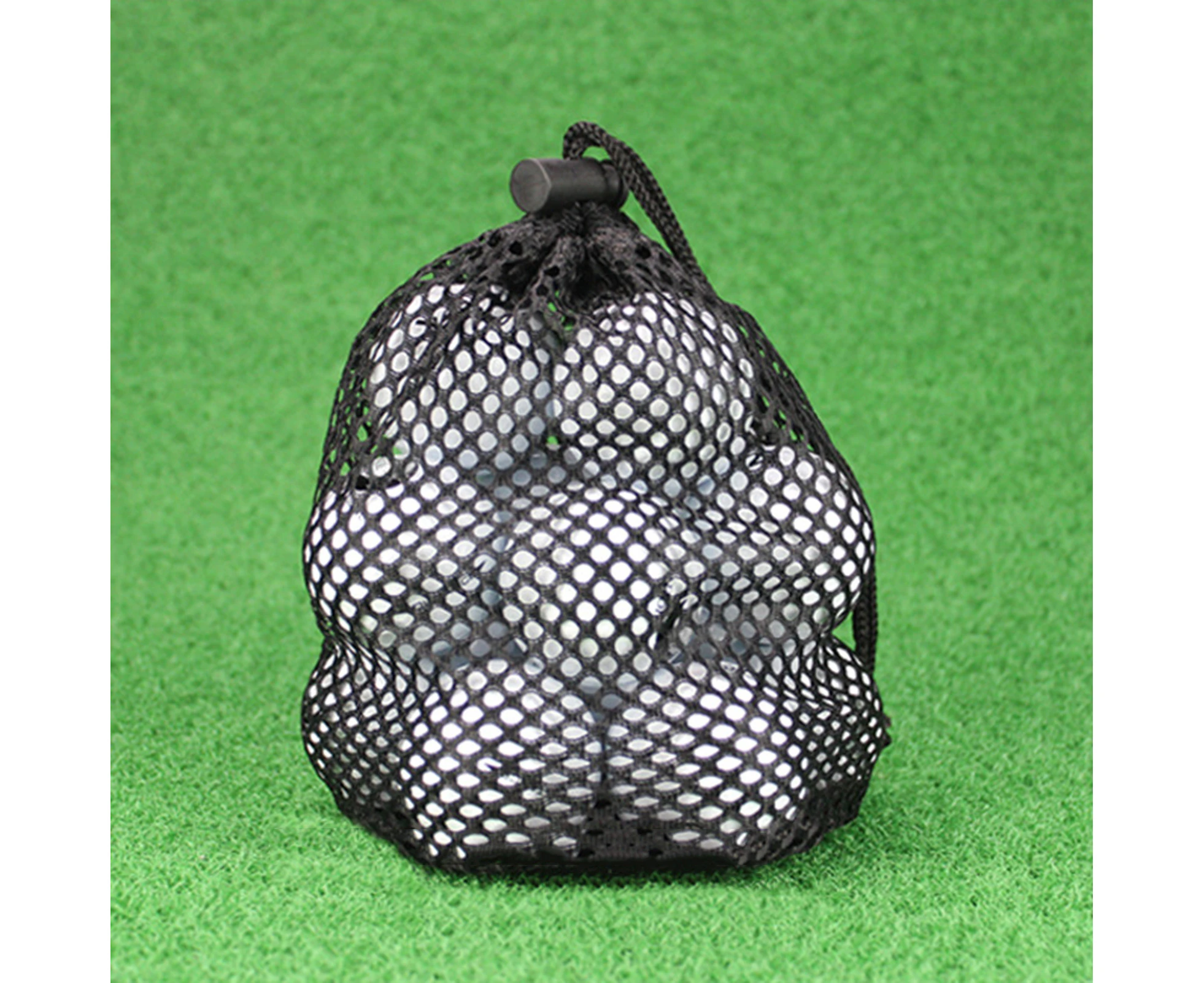 Outdoor Sports Golf Ball Tennis Net Bag Nylon Mesh Pouch Training Storage Sack