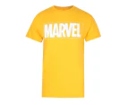 Marvel Mens Logo T-Shirt (Yellow Gold) - TV863