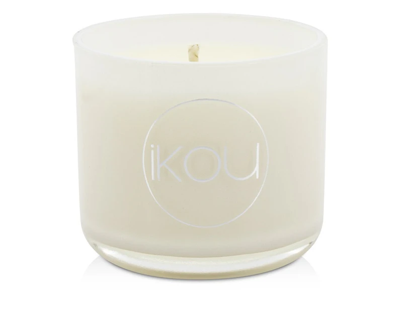 iKOU EcoLuxury Aromacology Natural Wax Candle Glass  Happiness (Coconut & Lime) 85g
