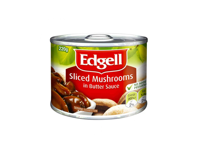 Edgell Mushrooms Butter Sauce 220g