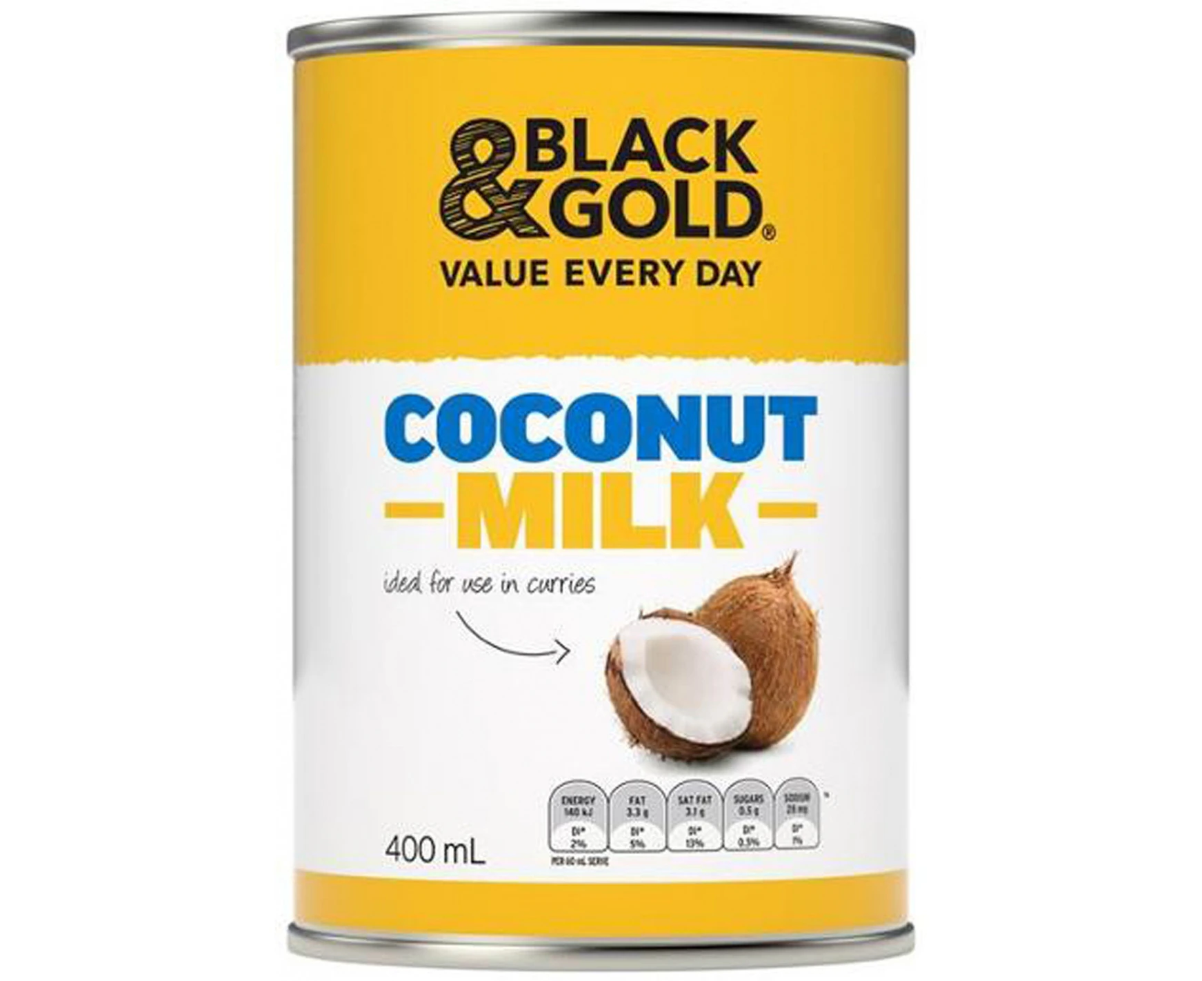 Black & Gold Coconut Milk 400ml