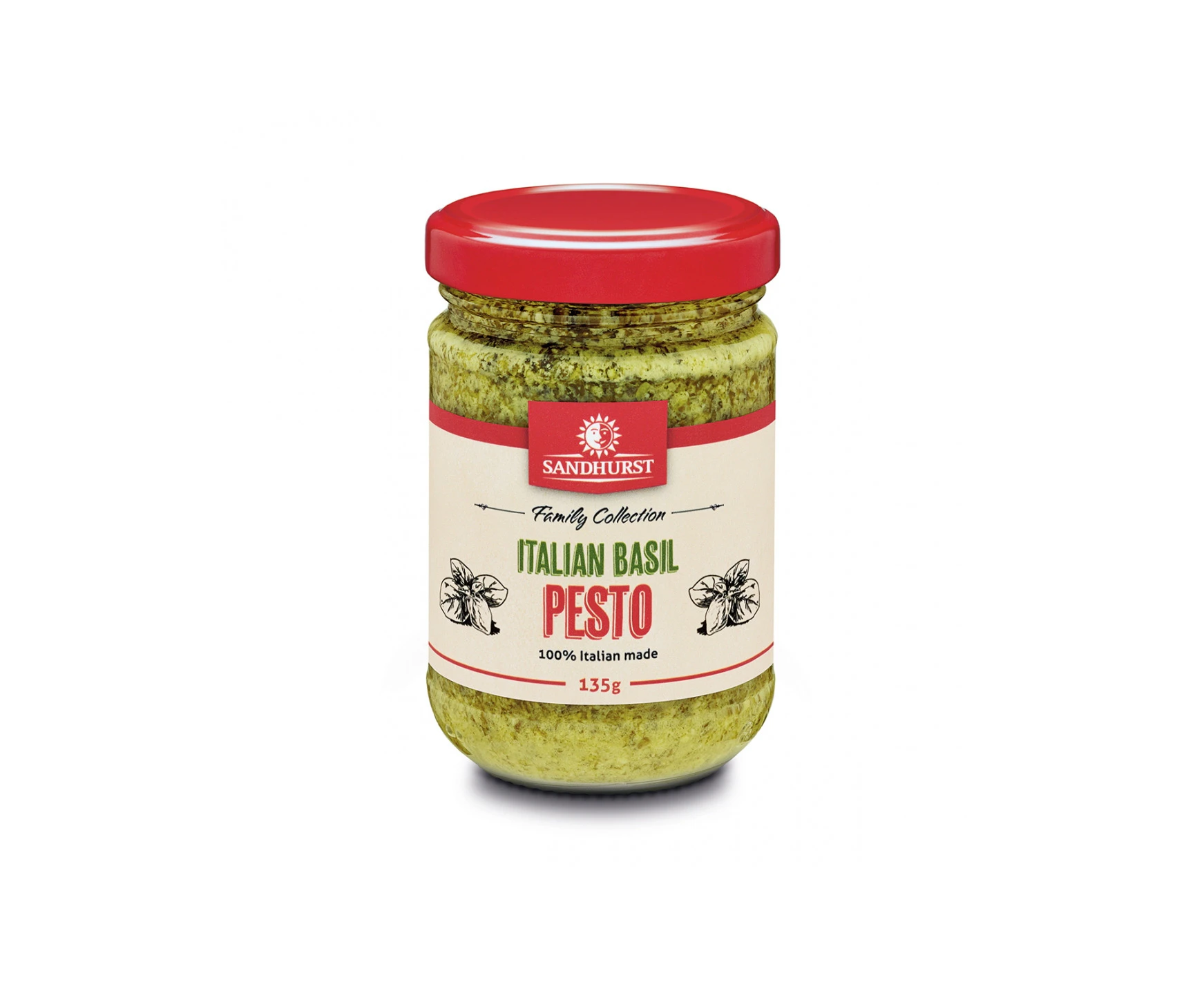 Sandhurst Basil Pesto 130g