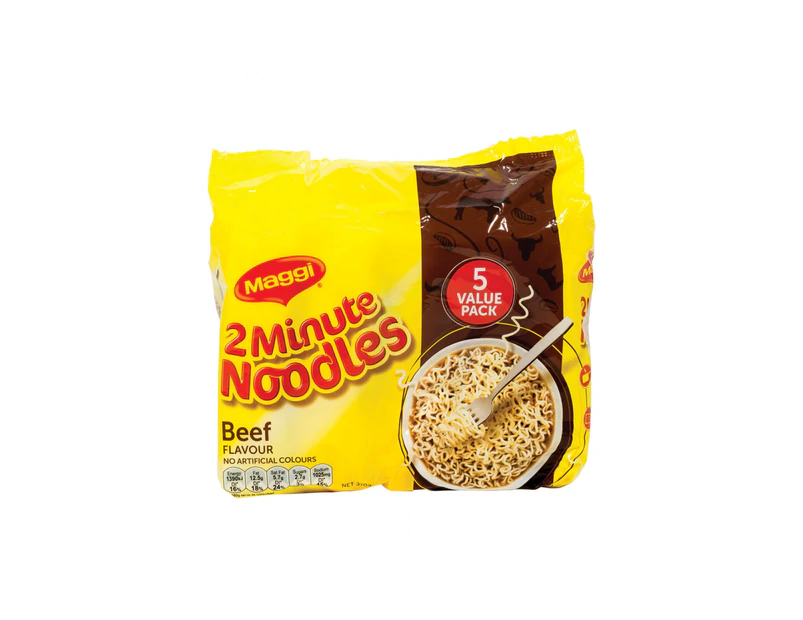 Maggi Noodle 2 Min Beef 5 Pack