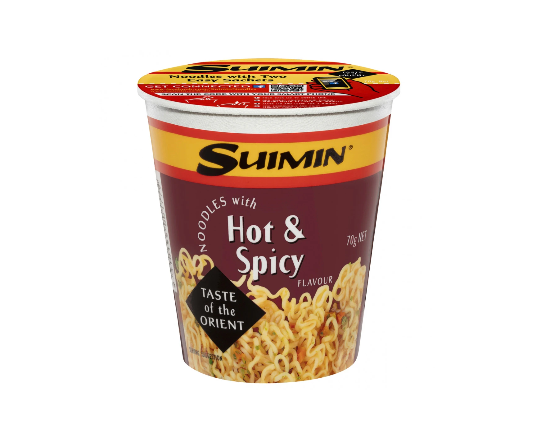 Suimin Cup 70gm Hot & Spicy x 1