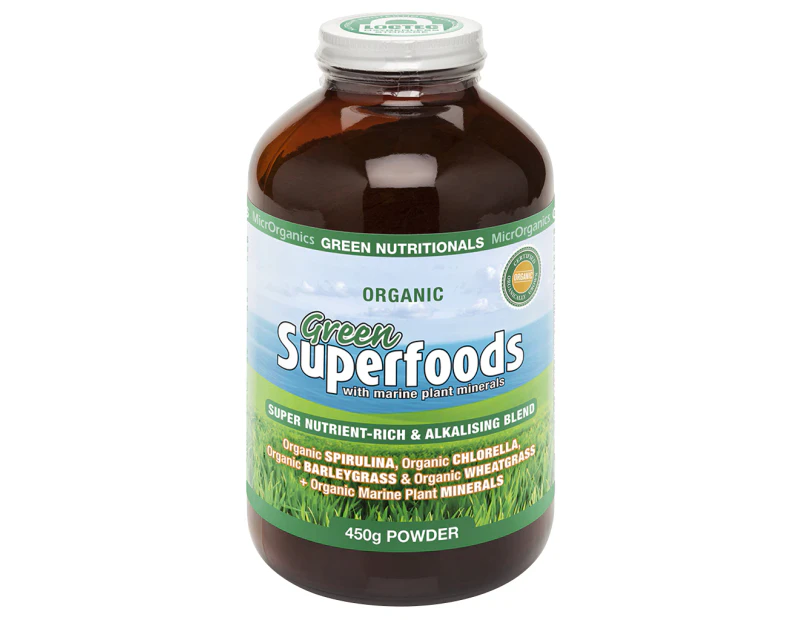 Green Nutritionals GreenSUPERFOODS 450g powder - Vegan Vegetarian Friendly