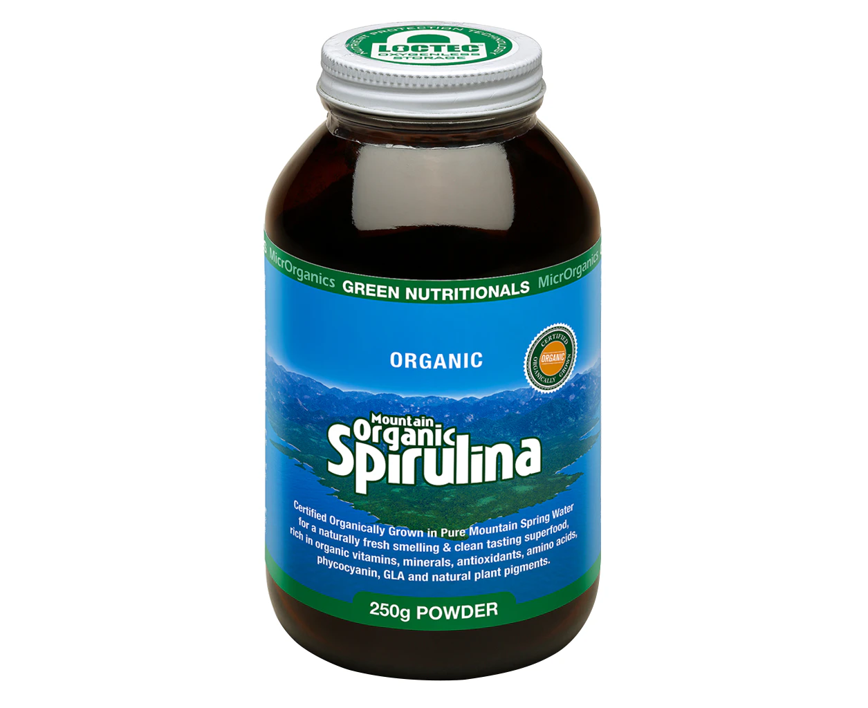 Green Nutritionals Mountain Organic Spirulina Powder 250g