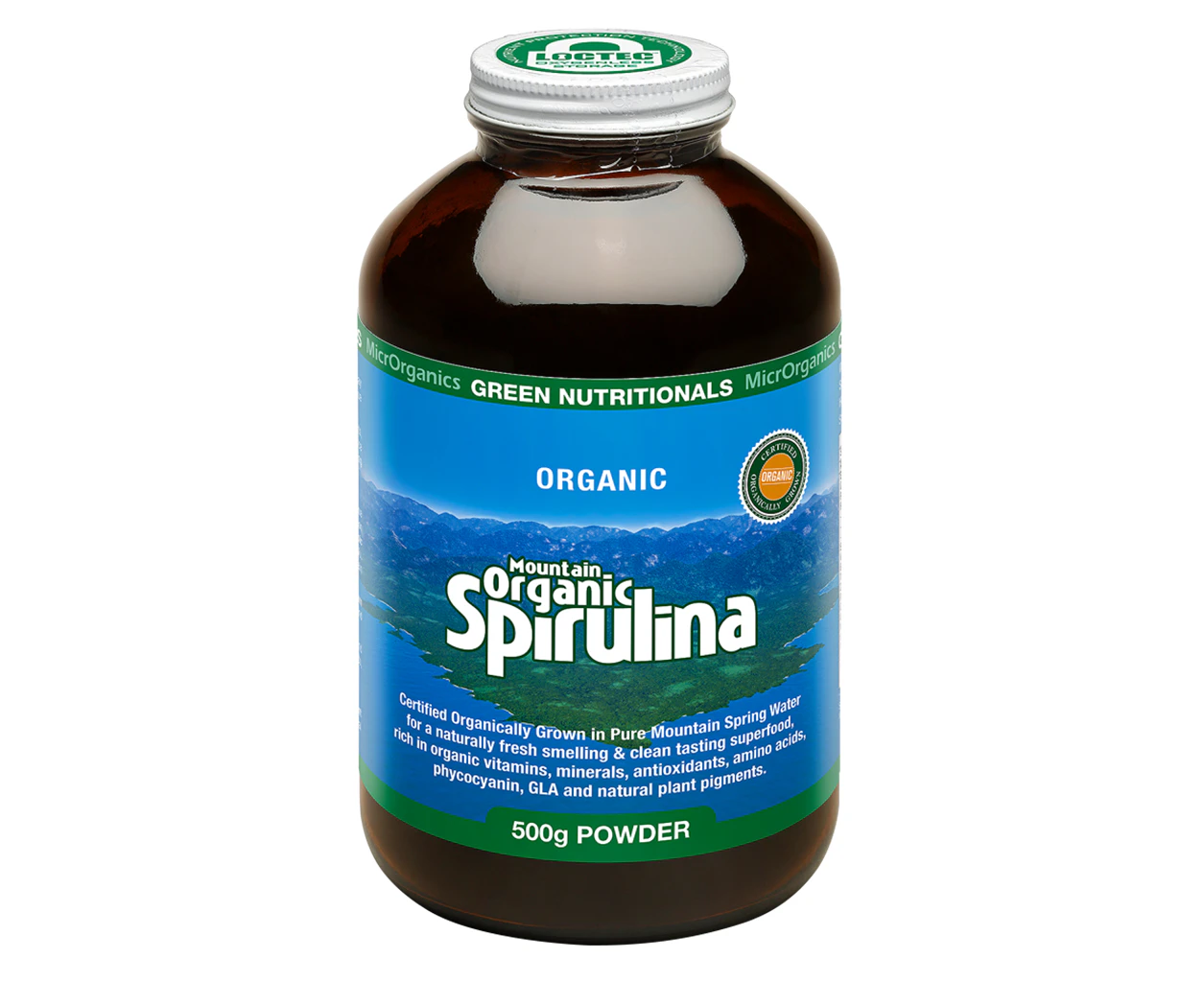 Green Nutritionals Mountain Organic Spirulina Powder 500g