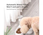 Automatic Pet Feeder Small Cat Dog Water Dispenser NoSpill Puppy Drink Food Bowl