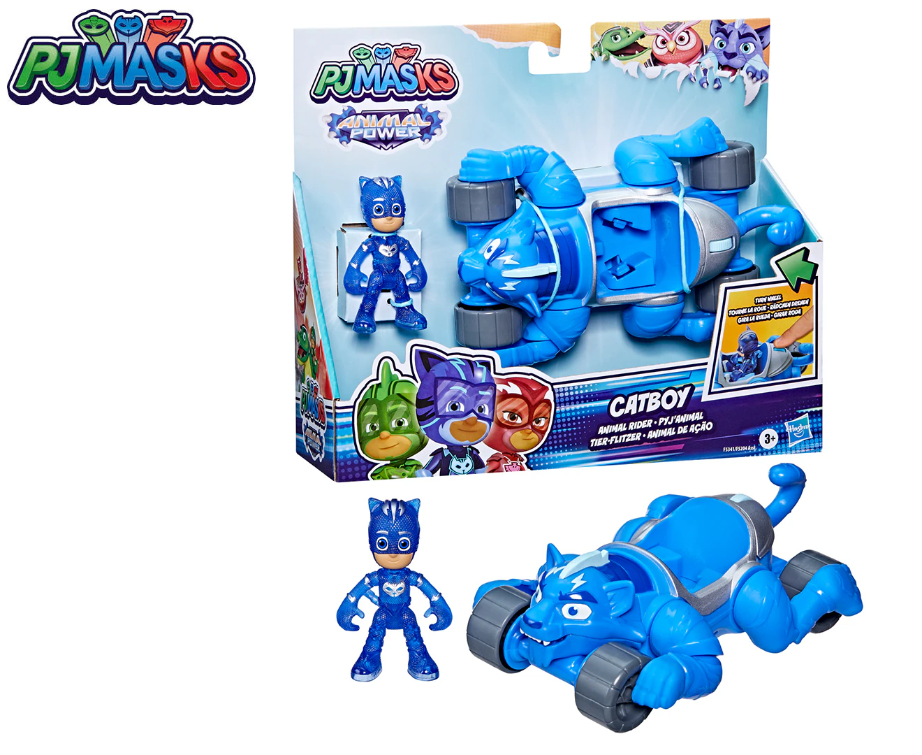 PJ Masks Animal Power Rider w/ Catboy Toy - Blue