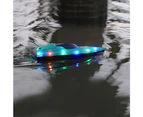 Kids RC Boats with LED Light 2.4GHz 15KM/H Speed Racing Remote Control Ship