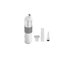 Wireless Vacuum Cleaner Car Handheld Vacuum Mini Power USB Rechargeable-White