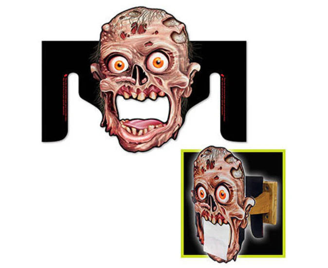 Halloween Party Decoration Zombie Toilet Paper Dispenser