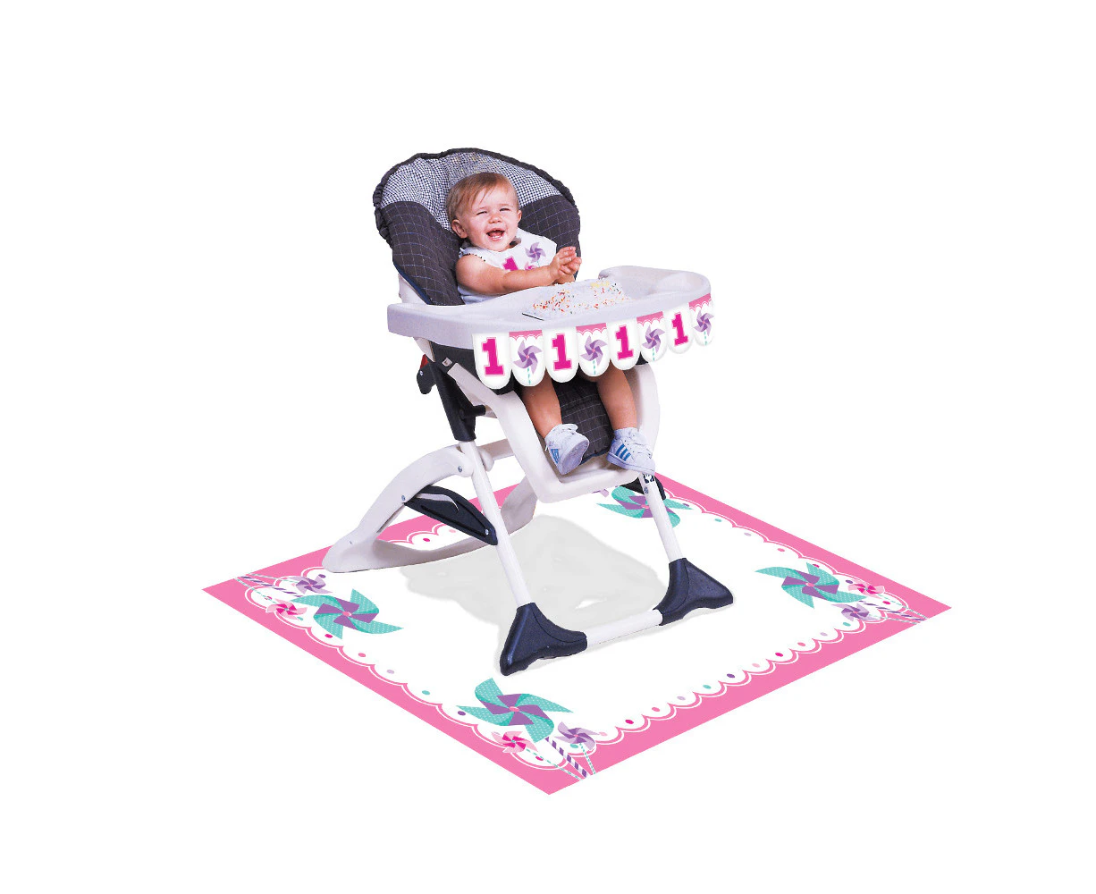 Turning One Girl High Chair Kit