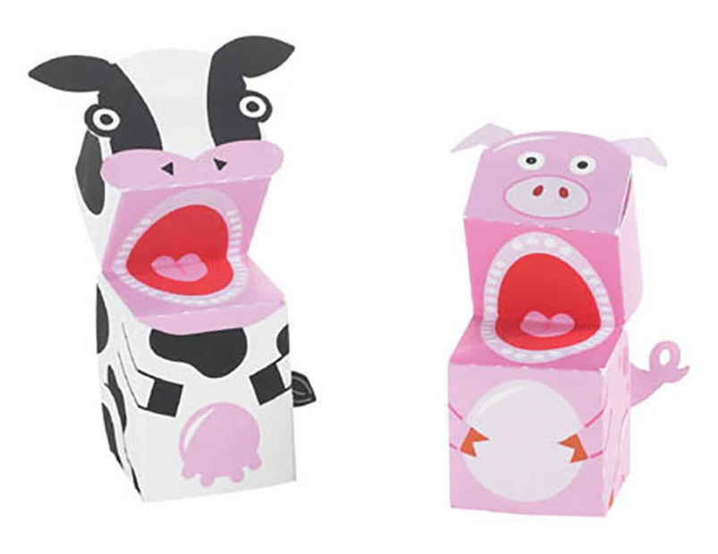 Farm Pig and Cow Finger Puppets