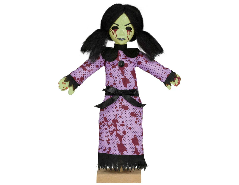 Halloween Standing Mini Creepy Girl Prop Decoration