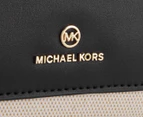 Michael Kors Maeve Large East West Pocket Crossbody Bag - Natural/Black