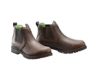 Kathmandu Strathmore Men's Life Style Casual Slip-on Nubuck Leather Boots  Hiking Shoes - Brown Dark